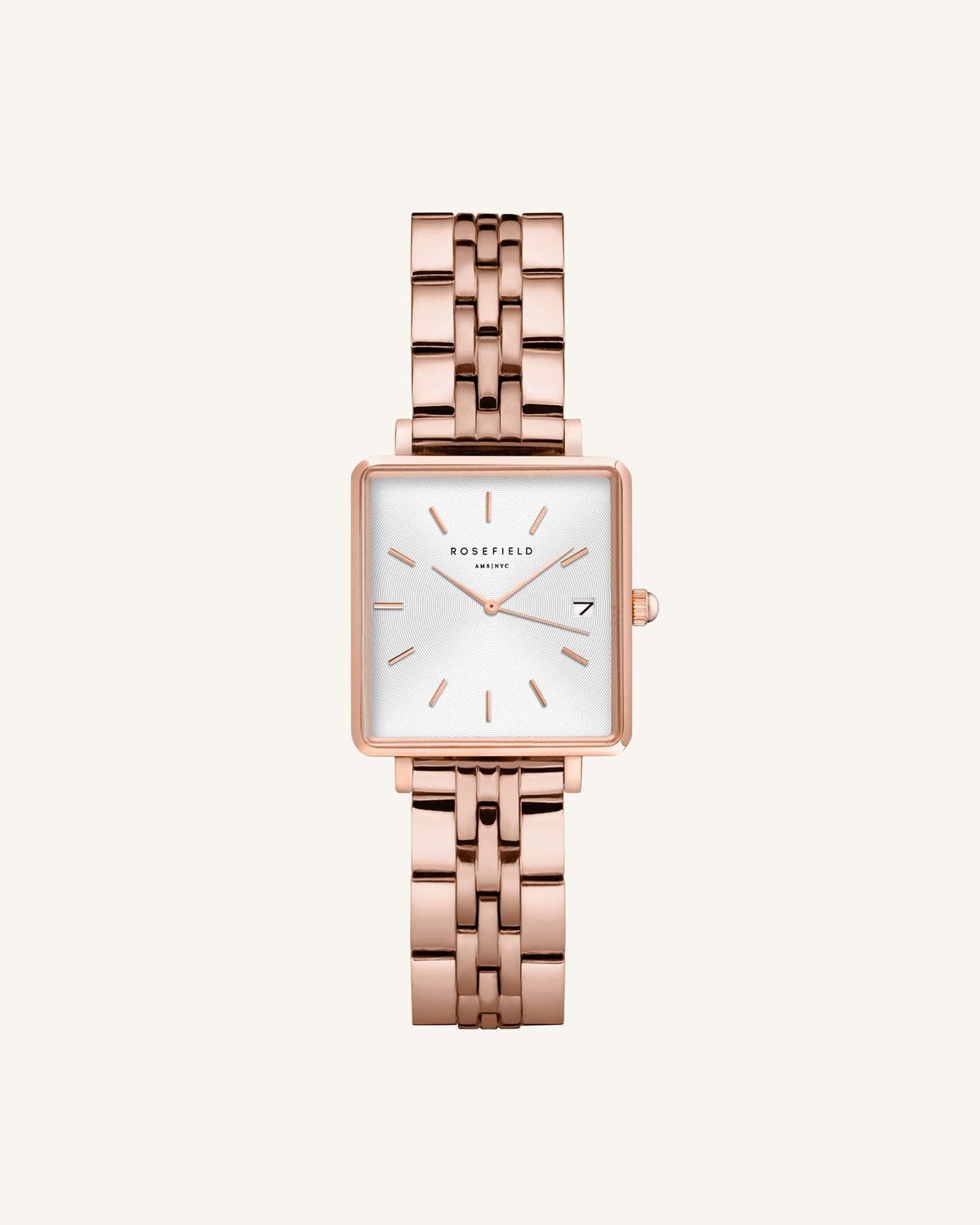 The Boxy XS White Rose gold leftcolumn