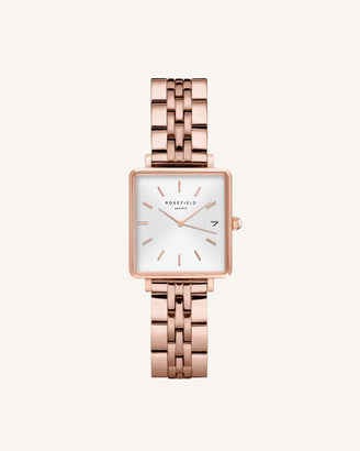 The Boxy XS White Rose gold leftcolumn