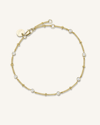 Multi Crystal Bracelet Gold leftcolumn