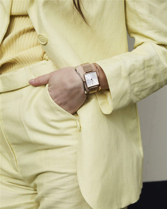 The Boxy Rose Gold Mesh leftcolumn