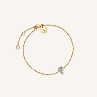 Crystal Letter P Bracelet leftcolumn