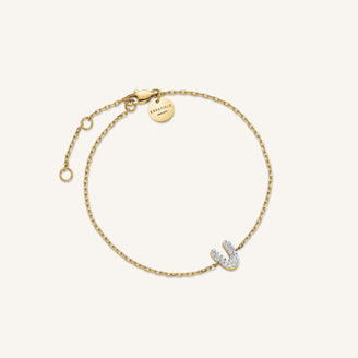 Crystal Letter V Bracelet leftcolumn