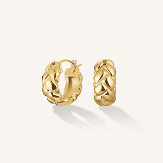 Mini Braided Hoops leftcolumn