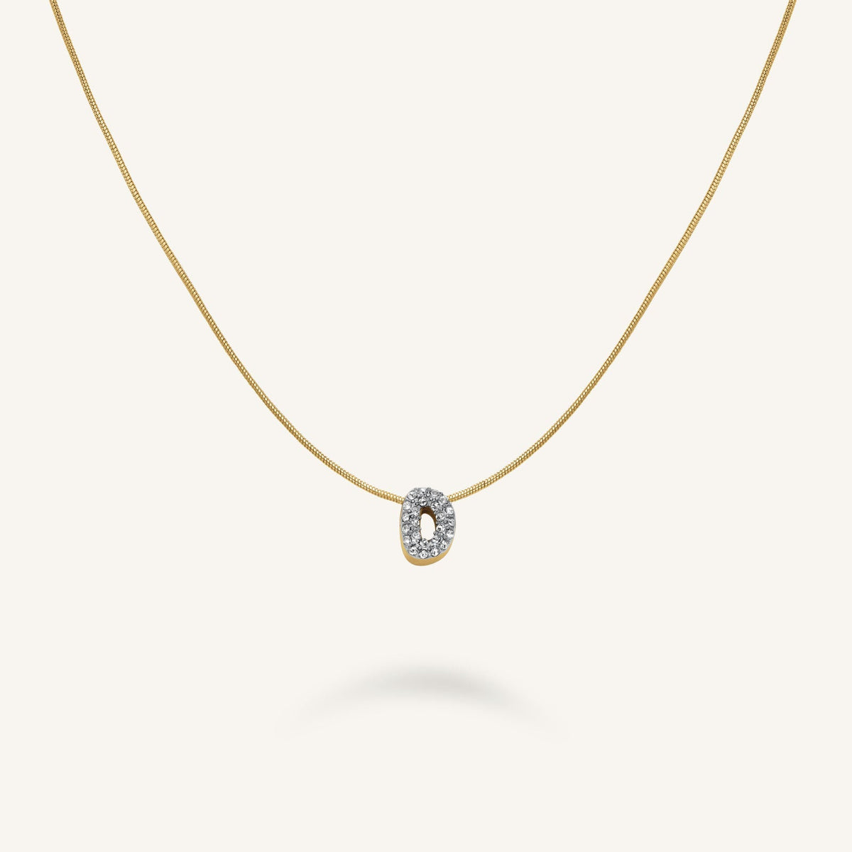 Crystal Letter D Necklace leftcolumn
