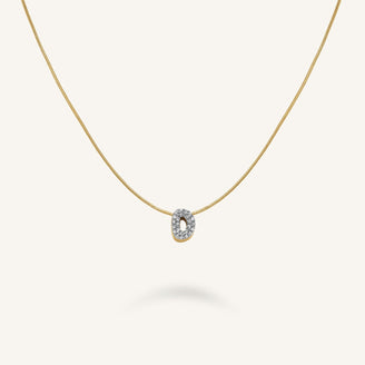 Crystal Letter D Necklace leftcolumn