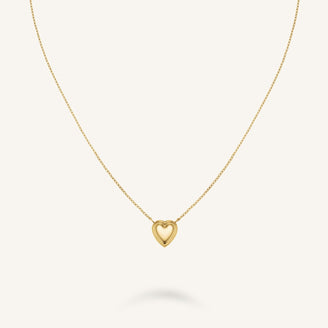 Puffy Heart Necklace JNPHG-J1008,leftcolumn,