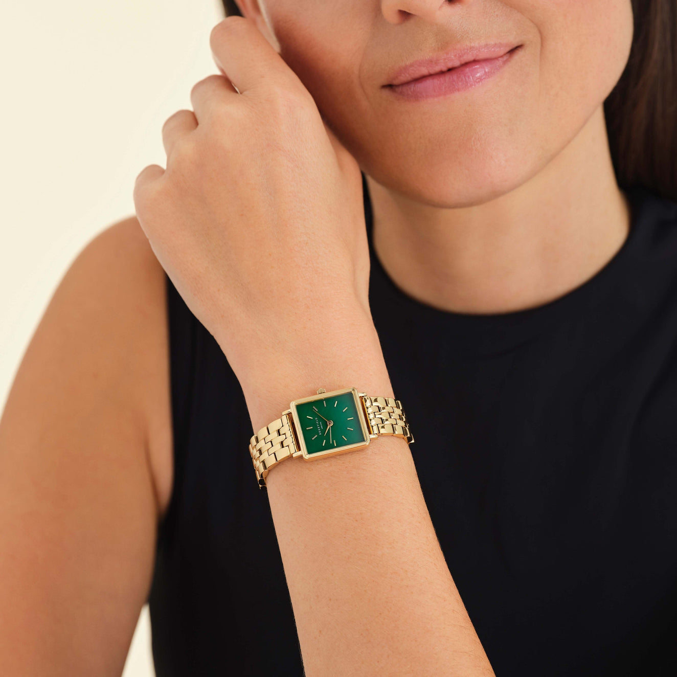 The Boxy XS Emerald Gold | Rosefield Official