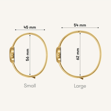 Bangle watch size guide